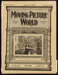 8b059 MOVING PICTURE WORLD exhibitor magazine January 10, 1914 John Barrymore, early Universal!