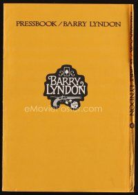 8b298 BARRY LYNDON pressbook '75 Stanley Kubrick, Ryan O'Neal, historical romantic war melodrama!