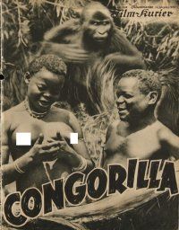 8b175 CONGORILLA German program '32 Osa & Martin Johnson, different images of African natives!