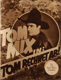 8b176 DESTRY RIDES AGAIN German program '32 cowboy Tom Mix in his first talking picture, different!