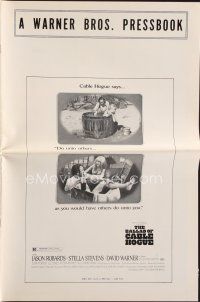 8b297 BALLAD OF CABLE HOGUE pressbook '70 Sam Peckinpah, Jason Robards & sexy Stella Stevens!