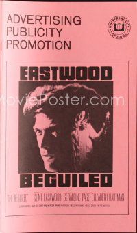 8b300 BEGUILED pressbook '71 Clint Eastwood & Geraldine Page, directed by Don Siegel!