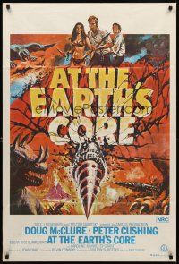 8d493 AT THE EARTH'S CORE Aust 1sh '76 Edgar Rice Burroughs, Caroline Munro, Peter Cushing!