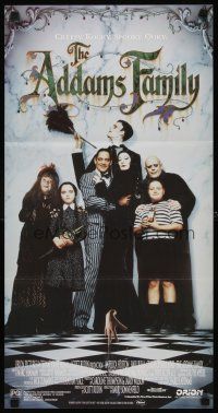 8d556 ADDAMS FAMILY Aust daybill '91 Raul Julia, Christina Ricci, Christopher Lloyd!