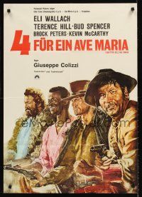 8d102 ACE HIGH German '68 Bud Spencer, Terence Hill, Eli Wallach, spaghetti western!
