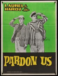 8d009 PARDON US Indian R60s Stan Laurel & Oliver Hardy in convict classic!