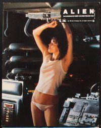 8d413 ALIEN 16 French/German LCs '79 Ridley Scott space sci-fi monster classic, Sigourney Weaver!