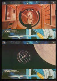 8d298 2001: A SPACE ODYSSEY 16 German LCs R70s Kier Dullea, Lockwood, Stanley Kubrick sci-fi classic
