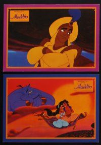 8d299 ALADDIN 16 German LCs '92 classic Walt Disney Arabian fantasy cartoon!