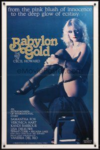 8e049 BABYLON GOLD 1sh '83 sexy Samantha Fox, Veronica Hart, Vanessa del Rio!