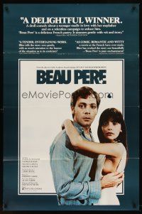 8e063 BEAU PERE 1sh '81 sexy young Ariel Besse loves her stepfather Patrick Dewaere!