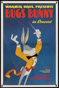 8e107 BUGS BUNNY IN CONCERT 1sh '90 great cartoon image of Bugs conducting orchestra!