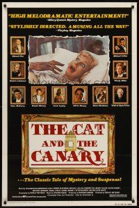 8e116 CAT & THE CANARY 1sh '79 Radley Metzger, Honor Blackman, Olivia Hussey!