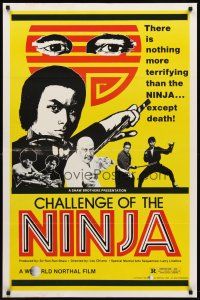 8e120 CHALLENGE OF THE NINJA 1sh '80 Yasuaki Kurata, Chia Hui Liu, martial arts action art!