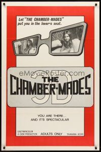 8e122 CHAMBER-MADES 1sh '75 Andrea True, 3D sex, you are there, and it's spectacular!