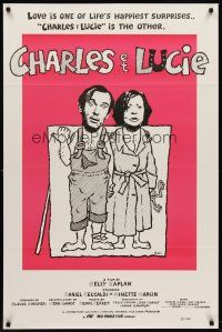 8e123 CHARLES & LUCIE 1sh '80 Nelly Kaplan's Charles et Lucie, wacky art!