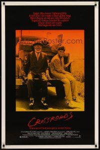 8e155 CROSSROADS 1sh '86 directed by Walter Hill, Ralph Macchio, Joe Seneca, blues!