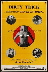 8e188 DIRTY TRICK 1sh '70s A.C. Qamar, Mardi Perman, Mike Coleman, Grace Jones, sexy images!