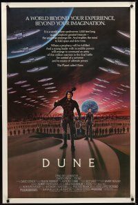 8e202 DUNE 1sh '84 David Lynch sci-fi epic, art of Kyle MacLachlan in a world beyond imagination!