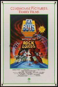 8e294 GOBOTS: WAR OF THE ROCK LORDS 1sh '86 the first GoBots movie ever, cool cartoon!