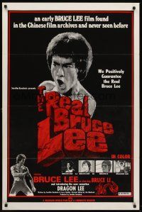 8e601 REAL BRUCE LEE 1sh '73 action images from Hong Kong kung fu documentary!