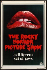 8e629 ROCKY HORROR PICTURE SHOW style A int'l teaser 1sh '75 classic close up lips image!