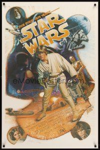 8e711 STAR WARS THE FIRST TEN YEARS Kilian heavy stock signed & numbered 2022/3000 1sh '87 by Drew!