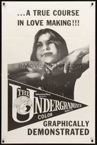 8e778 UNDERGRADUATE 1sh '71 a true course in love making by Ed Wood, graphically demonstrated!