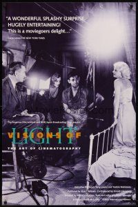 8e790 VISIONS OF LIGHT 1sh '92 classic cinematography, Clark Gable & sexy Jean Harlow on set!