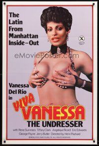 8e791 VIVA VANESSA 1sh '84 sexy Vanessa Del Rio is the Latin from Manhattan, x-rated!