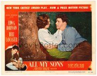 8f313 ALL MY SONS LC #6 '48 romantic close up of Burt Lancaster with Louisa Horton under tree!