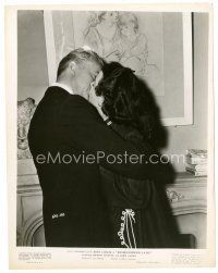 8f042 DISHONORED LADY 8x10 still '47 romantic c/u of John Loder kissing sexy Hedy Lamarr!