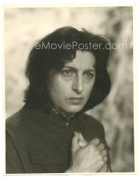 8g074 ANNA MAGNANI deluxe 11x14 still '50s close portrait of the sad Italian actress!
