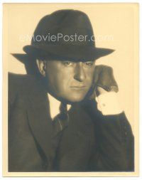 8g083 CECIL B. DEMILLE deluxe 11x14 still '30s close portrait in cool hat by Ruth Harriet Louise!