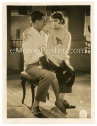 8g127 LUPE VELEZ deluxe 9.25x12 still '20s the sexy Mexican star in the lap of a dazed young man!