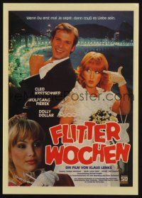 8g608 HONEYMOON laminated German magazine ad '80 Flitterwochen, Cleo Kretschmer!