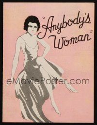 8g626 ANYBODY'S WOMAN herald '30 Clive Brook turns chorus girl Ruth Chatterton into a lady!