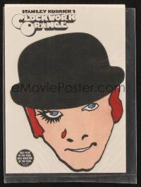 8g244 CLOCKWORK ORANGE iron-on transfer '72 put Malcolm McDowell's face on your clothes!