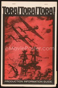 8g261 TORA TORA TORA production guide '70 the re-creation of the incredible attack on Pearl Harbor!