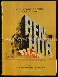 8g396 BEN-HUR softcover program book '60 Charlton Heston, William Wyler classic religious epic!