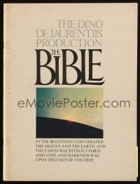 8g398 BIBLE program book '67 La Bibbia, Huston as Noah, Stephen Boyd as Nimrod, Ava Gardner as Sarah