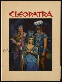 8g411 CLEOPATRA program book '64 Elizabeth Taylor, Richard Burton, Rex Harrison!