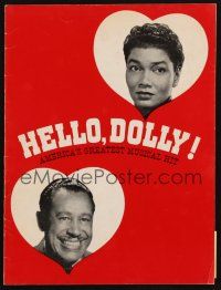 8g437 HELLO DOLLY stage play program book '67 Cab Calloway & Pearl Bailey!