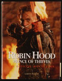 8g470 ROBIN HOOD PRINCE OF THIEVES program book '91 Kevin Costner, Morgan Freeman, Christian Slater