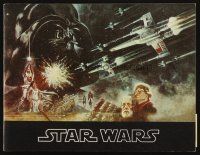 8g483 STAR WARS souvenir program book 1977 George Lucas classic, Jung art!