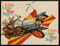 8g407 CHITTY CHITTY BANG BANG program book '69 Dick Van Dyke, Sally Ann Howes, wild flying car!