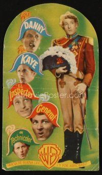 8g796 INSPECTOR GENERAL Spanish herald '50 wacky different images of Danny Kaye in uniform!