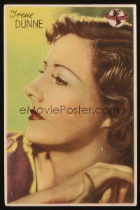 8g800 IRENE DUNNE Spanish herald '37 when she appeared in Magnificent Obsession, great portrait!