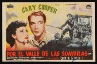 8g930 STORY OF DR. WASSELL Spanish herald '45 art of heroic soldier Gary Cooper, Cecil B. DeMille