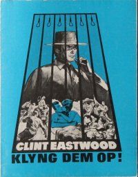 8g355 HANG 'EM HIGH Danish program '68 Clint Eastwood, they hung the wrong man!